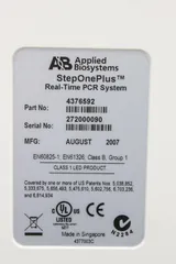 Applied Biosystems StepOnePlus Real-Time PCR System 4-color 96-well 4C to 100C