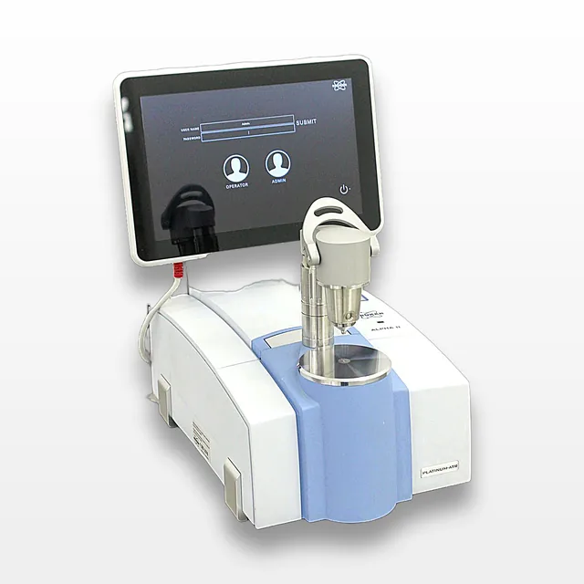 Bruker ALPHA II FT-IR Spectrometer 350-8000 cm-1 DLaTGS RockSolid cube-corner