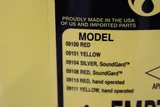 Justrite 09101 Oily Waste Can 6 Gal Yellow Steel FM Approved
