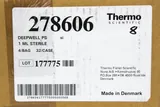 Thermo Scientific/Nunc 278606 Deepwells PS, Sterile 1mL Storage Vessels
