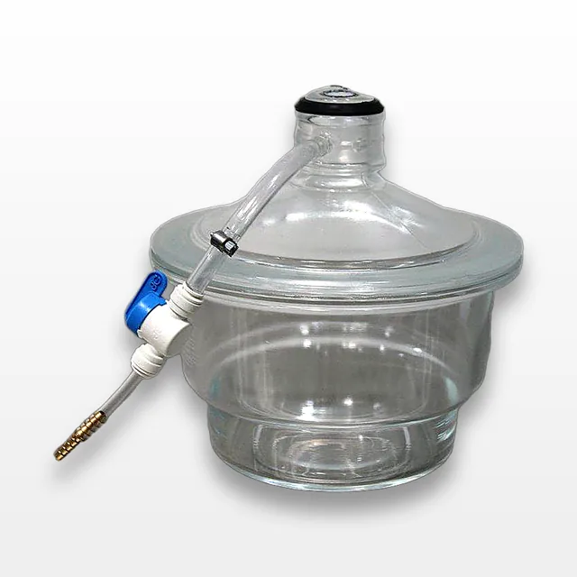 Kimble 31200-200 Vacuum Desiccator w/ Rotating Collar, 310mm Height