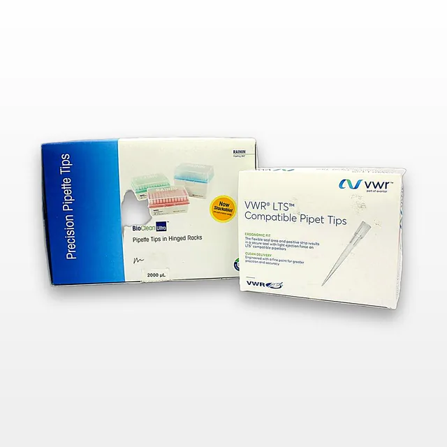 VWR/RAININ Pipette Tips - LTS Compatible Pipette Tips, New in Hinged Racks