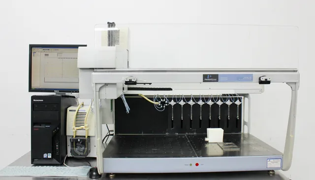 Perkin Elmer Janus Standard Automated Workstation AJM8001 with Computer/Software