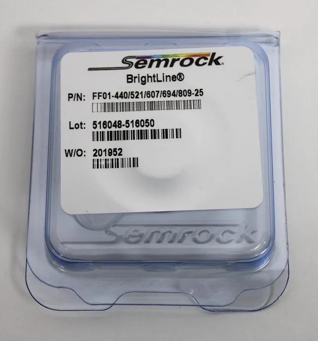 SEMROCK FF01-440/521/607/694/809-25 Multiband Bandpass Filter High Transmission