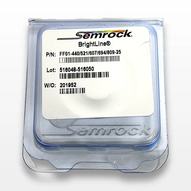 SEMROCK FF01-440/521/607/694/809-25 Multiband Bandpass Filter High Transmission