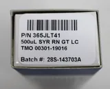Thermo Scientific 365JLT41 500uL Syringe HPLC Autosampler Square Tip Design