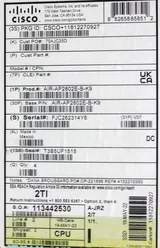 Cisco Systems AIR-AP2802E-B-K9 5.2 GBPS Wireless Access Point Set of 3