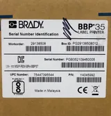 Brady BBP35 Label Printer - New Condition with High Precision Printing