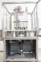 M & O Perry Industries RPC Alu-Crimp Sealing Machine with Feeder