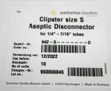 Sartorius Stedim Clipster size S 642-S-D Packaging Set of 9 Box Pack of 20