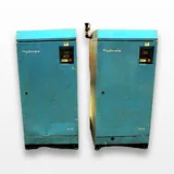 Hydrovane HV18 Rotary Vane Compressor Set of 2 with Tank, Fair Condition