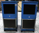 Hydrovane HV18 Rotary Vane Compressor Set of 2 with Tank, Fair Condition