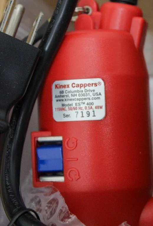 Kinex Cappers ES-400 Capping Machine Vial Capper for Lab Use