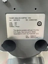 Fisherbrand Fisher Analog Vortex 02215414 Laboratory Vortex Mixer, 3000 RPM