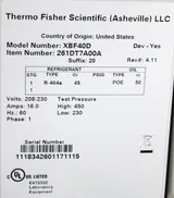 Thermo XBF40D Ultra Low Freezer -40C Temperature, Very Good Condition
