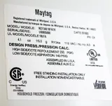 Maytag 18UFA Upright Freezer -22'C Cold Storage Durable & Efficient