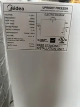 MIDEA WHS-109FB1 UPRIGHT FREEZER for Cold Storage Applications