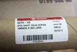 Ace Glass 8076-43 Stir Shaft Solid with Pins 19MMOD x 32" New Set