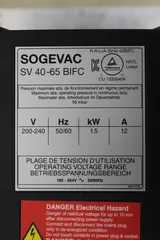 Leybold Sogevac SV65BIFC Vacuum Pump With Upgraded Electronic Drive