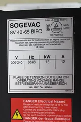 Leybold Sogevac SV65BIFC Vacuum Pump Upgraded Electronic Drive 200-240V