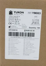 Yukon Medical YM003 13mm ViaLok/Vial Access Device, Box with Packs, Unused