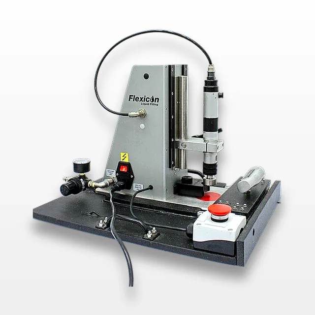 Flexicon FC10 93-110-100 Semi Auto Capping Machine for Liquid Filling