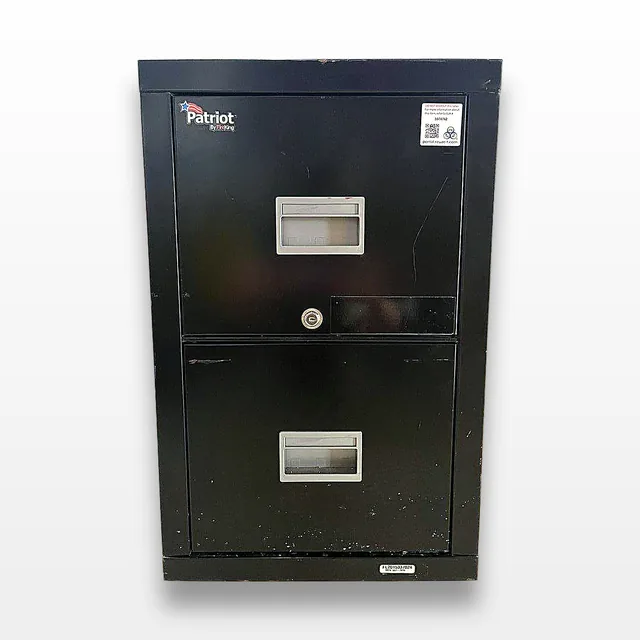FireKing PATRIOT Series 2 Drawer Filing Cabinet E (Excellent) Condition