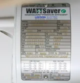 WATTSaver C6T17WC380A Washdown Motor, 380-480V, 50/60Hz, Excellent Condition