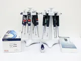 Rainin Manual Single-Channel Pipettes Set: 18 Pipettes & 2 Holders