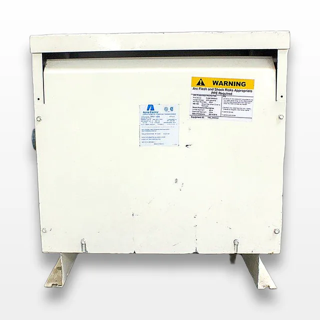 Acme Electric TP1A Transformer 30 KVA 480-208Y/120V Industrial Use