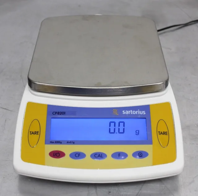 Sartorius CP8201 Bench Scale with 8200g Capacity and Motorized Calibration
