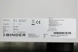 Binder KB 53-ULE4 Cooling Incubator Excellent Condition Mid-Size 2021