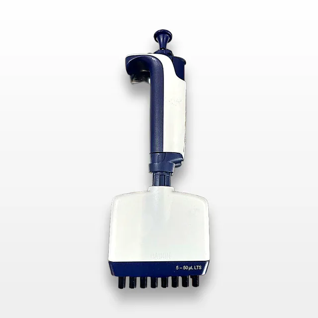 Rainin 8 Channel Pipet-Lite XLS 5-50 ul Pipette Laboratory Equipment