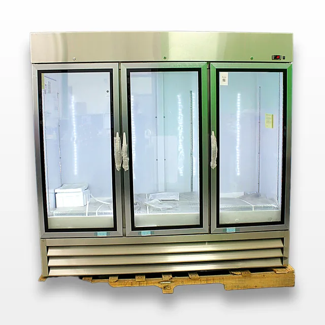 Norlake Scientific GPR723SSG/0 Triple Glass Door Lab Refrigerator 72 cu ft