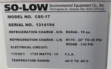 So-Low C85-17 Ultra Low Freezer -80C Deep Freezer with FDC-4000