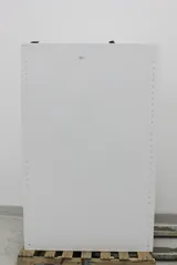 Sandusky Wardrobe Steel Freestanding Cabinet, 1 Shelf, Recessed Handle, White