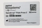 Applied Biosystems OpenArray Plate Press 2 Real-Time PCR