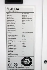 Lauda VC2000 Chiller Biohazard Equipment 200-230V