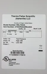Thermo REL7504A Refrigerator Cold Storage Unit 3.8°C Precision Lab Use