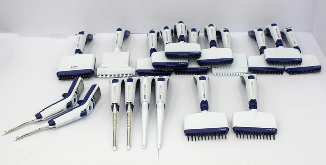 Rainin E4 XLS Electronic Pipettes Set, Turnkey, Multi-Channel, Adjustable Spacer