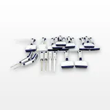 Rainin E4 XLS Electronic Pipettes Set, Turnkey, Multi-Channel, Adjustable Spacer