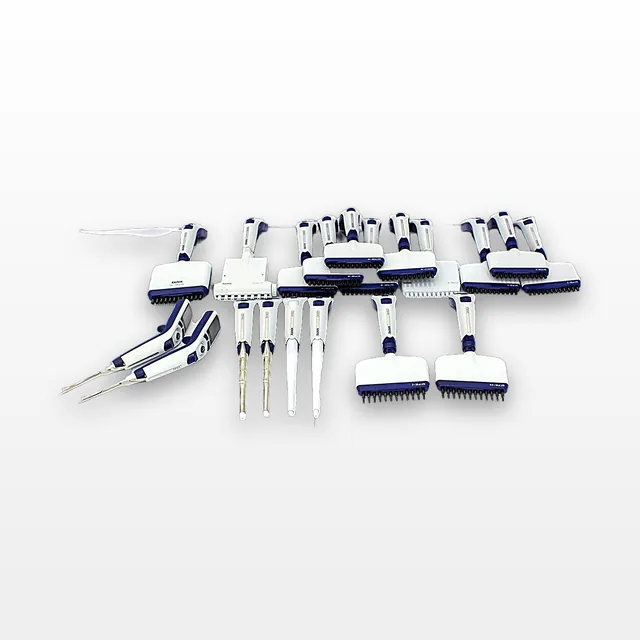 Rainin E4 XLS Electronic Pipettes Set, Turnkey, Multi-Channel, Adjustable Spacer