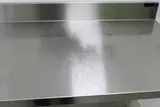 Amtekco Stainless Steel Lab Table with Backsplash for Industrial Use