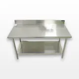 Amtekco Stainless Steel Lab. Table with Backsplash Industrial Use VG Condition