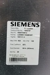 Siemens LGSMX11S08BHBT Laboratory Room Supply Air Terminal New Unused