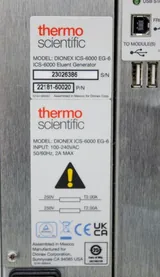 Thermo Scientific Dionex ICS-6000 EG-6 Eluent Generator, Good Condition