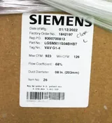 Siemens LGSMX11S08BHBT Laboratory Room Supply Air Terminal Unused