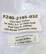 MKS Vent filter heaters F240-2195-032 Set of 4 for Bioreactors 240V