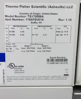 Thermo TSX70086A Ultra-Low Temperature Freezer -80C