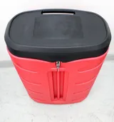 N/A 8' Curved Container Storage on Wheels - Portable Plastic Organizer